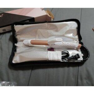 Travel Curling Iron, Dual Voltage Curling Iron (100-240V) 1 Inch, 2 in 1